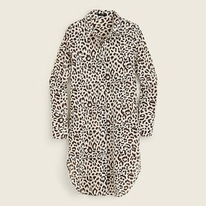 NWOT J. Crew Beach cover-up in leopard